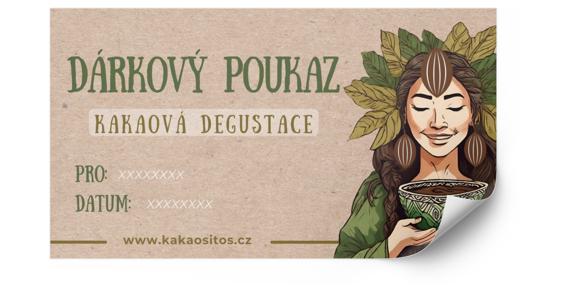 Kakaová degustace dárkový poukaz Kakaositos